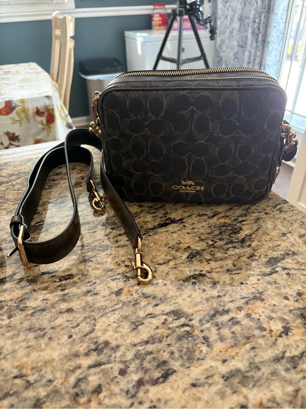 Coach Carey crossbody loved signature. Larger  size